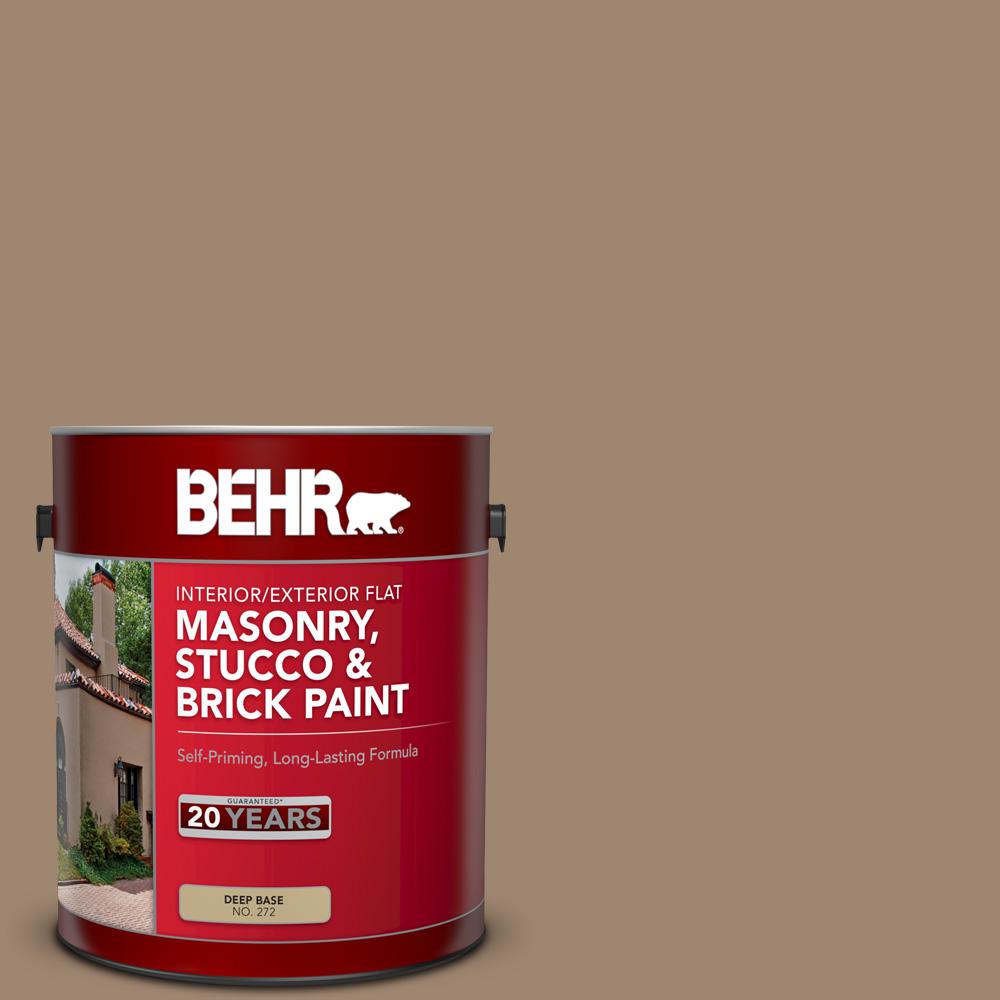 BEHR 1 gal. 700D5 Toffee Crunch Flat Interior/Exterior Masonry