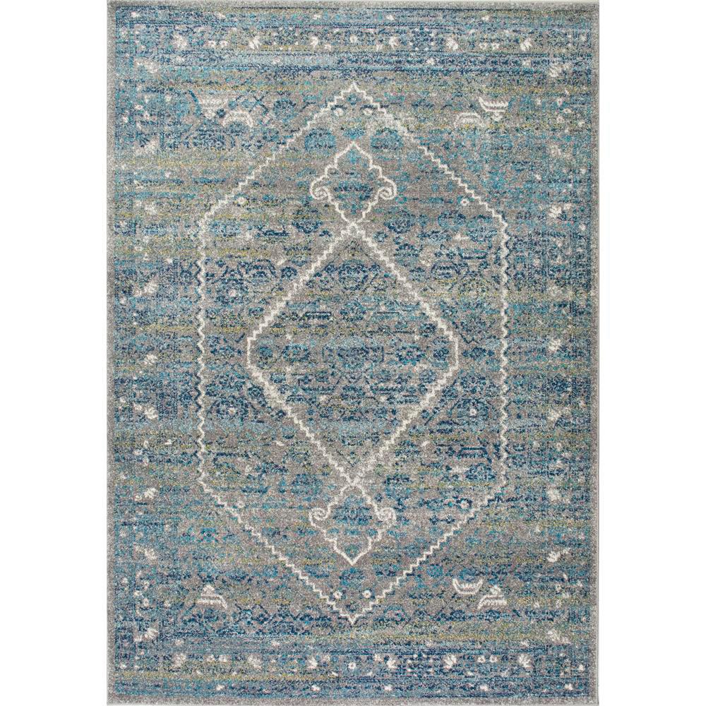Nuloom Vintage Medallion Rima Blue 8 Ft X 10 Area Rug