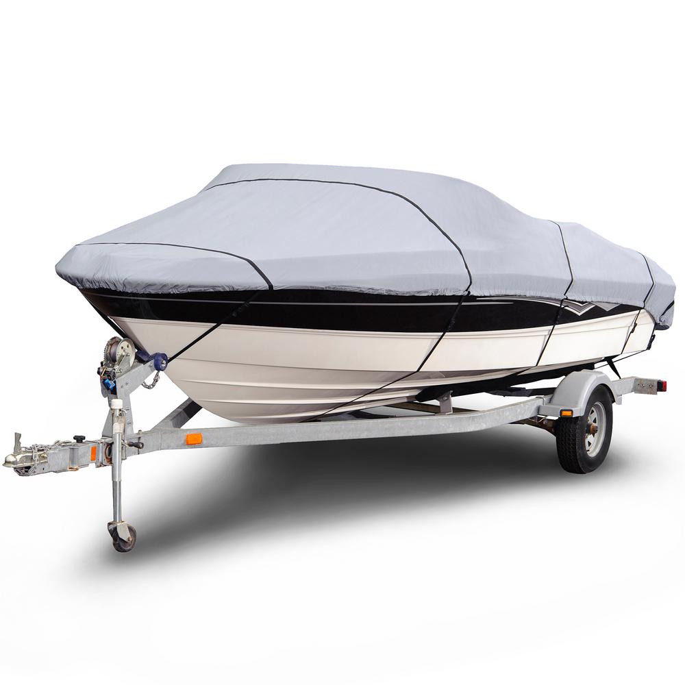 NEW Boat Cover,Budge 600 Denier V-Hull Size BT-3 14/'-16/' 144/"-192/"