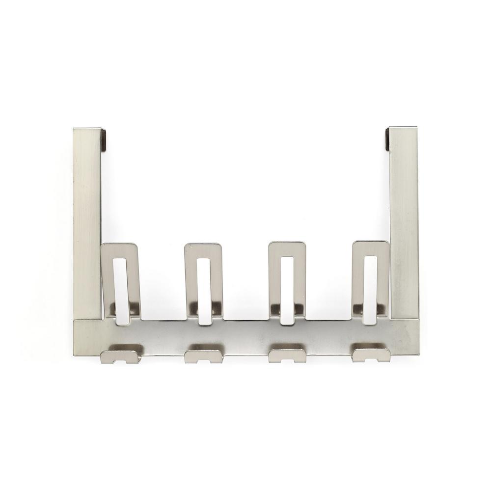 Richelieu Hardware 151/8 in. Brushed Nickel OverTheDoor Contemporary