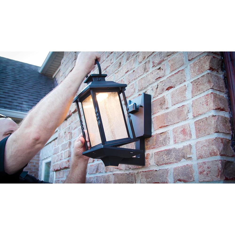 Home Decorators Collection Portable Black Outdoor Integrated Led Portable Black Outdoor Integrated Led
