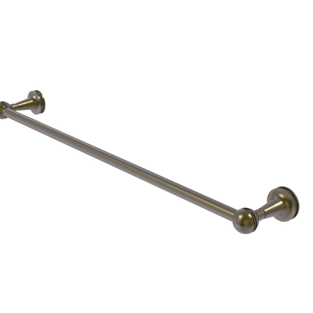 Allied Brass Mambo Collection 18 in. Towel Bar in Antique Brass-MA-21/