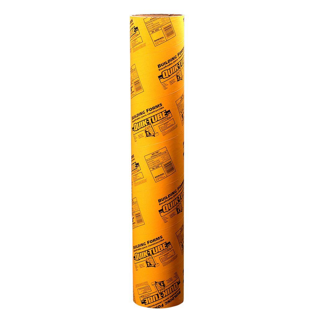 Quikrete 12 in. x 10 ft. Tube for Concrete-Q027B - The Home Depot