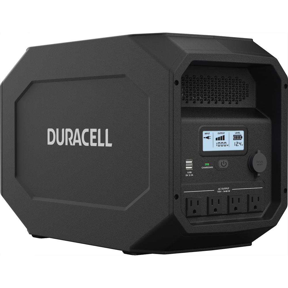 Duracell PowerSource 1800-Watt Peak, Push Button Start, Quiet Gasless ...