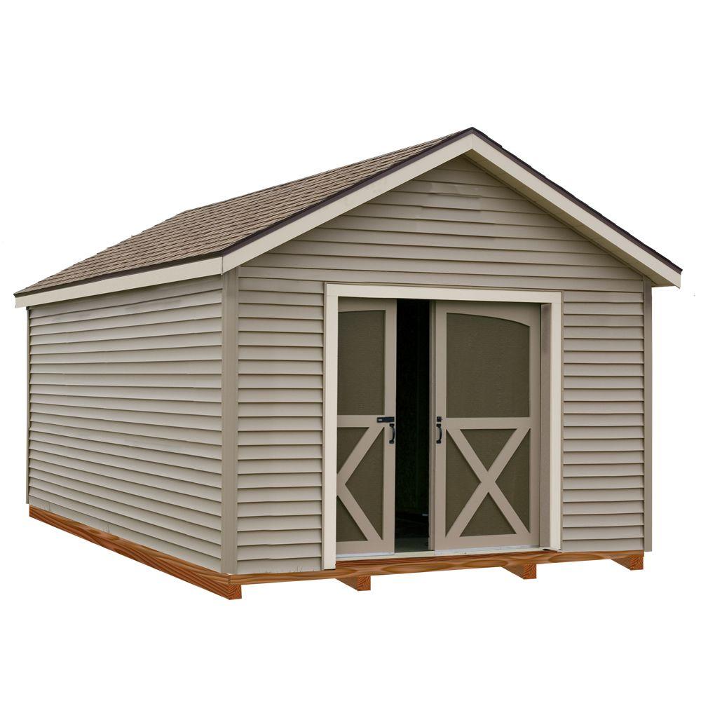 Best Barns South Dakota 12 ft. x 16 ft. Prepped for Vinyl Storage Shed Kit with... by Best Barns