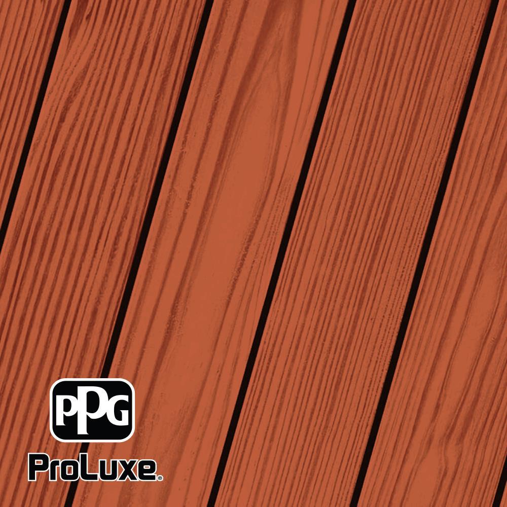 PPG ProLuxe 1 gal. Mahogany SRD Exterior Transparent Matte ...