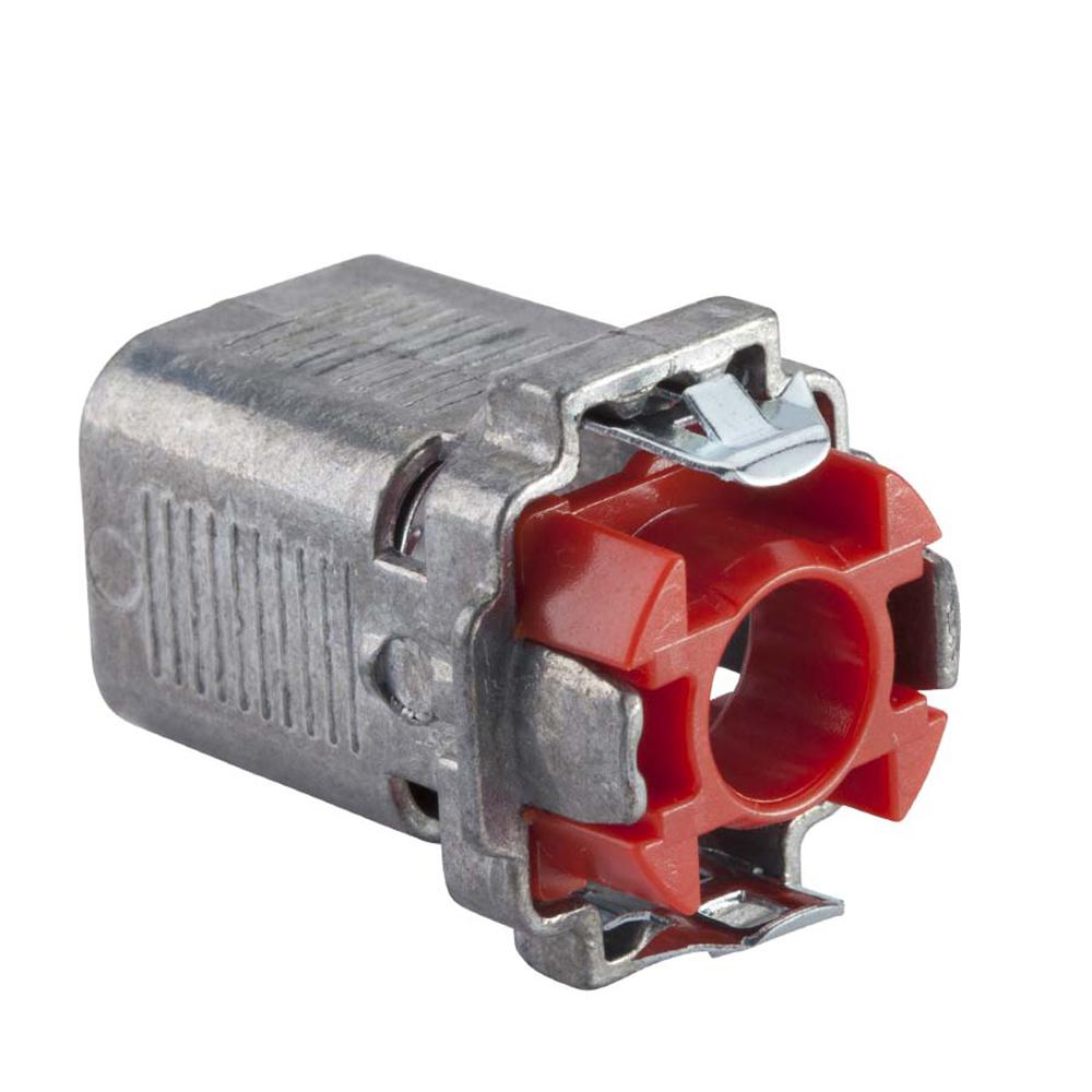 Halex 3/8 in. Flexible Metal Conduit Snap in Connector (50Pack