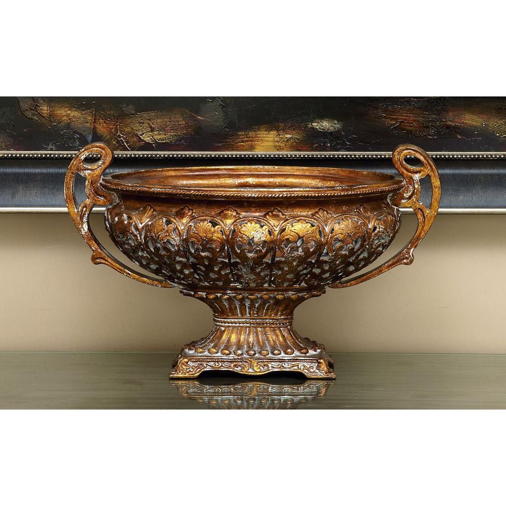 Litton Lane Pierced 19 In X 12 Decorative Bowl 49871 The Home Litton Lane Pierced 19 In X 12 Decorative Bowl
