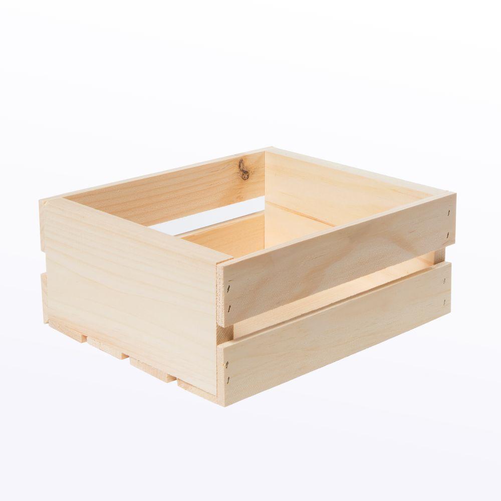 Wooden Crates Storage Organization The Home Depot 11 75