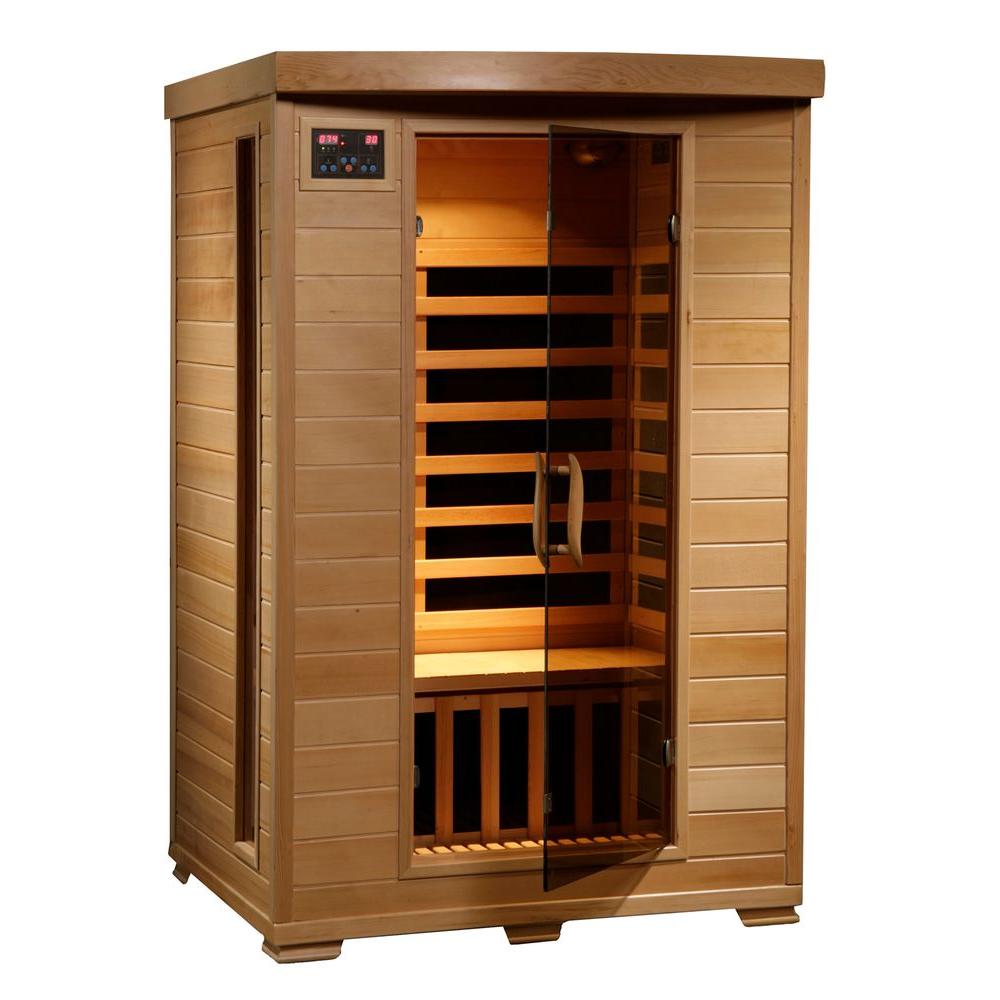 JNH Lifestyles Joyous 2-Person Far Infrared Sauna-MG215HB - The Home Depot