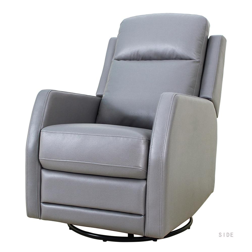 JAYDEN CREATION Coral Grey Swivel ReclinerKNM546GREY The Home Depot