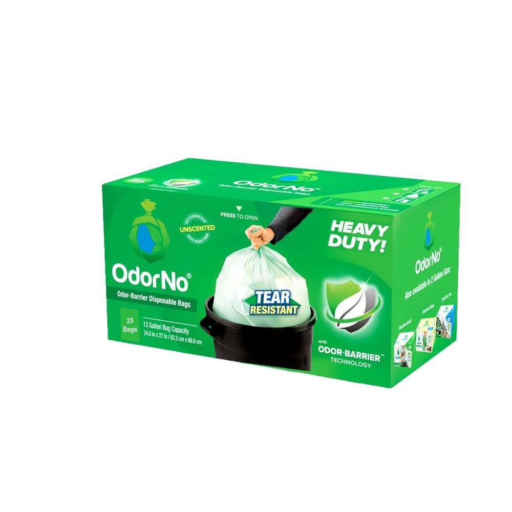 OdorNo Barrier 13 Gal. MultiLayer Waste Disposal Bag (25Count)KIT13