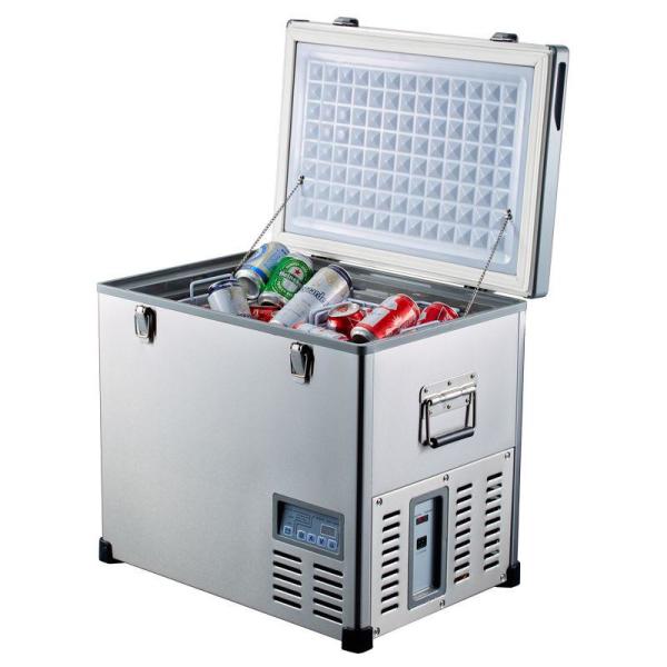 Kalamera 2.3 cu. ft. 68 qt. Portable Refrigerator/Freezer Stainless