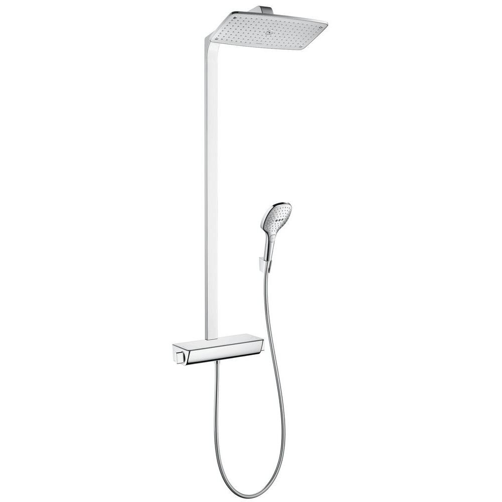 Hansgrohe Raindance E Showerpipe 360 1-Jet, 2.5 GPM in Chrome