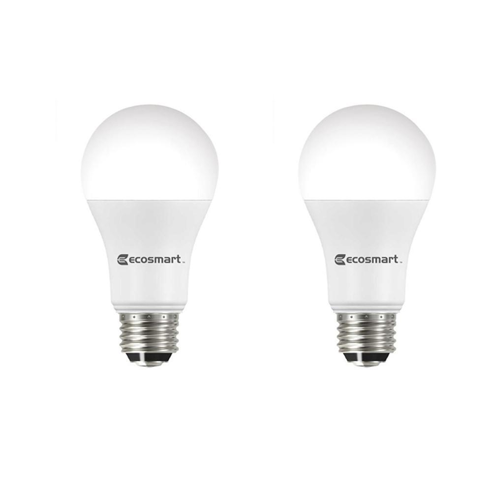 3 Way Daylight Led Bulbs Light The Home Depot 40 60 100 Watt Equivalent A19 Energy Star 3 Way Led Light