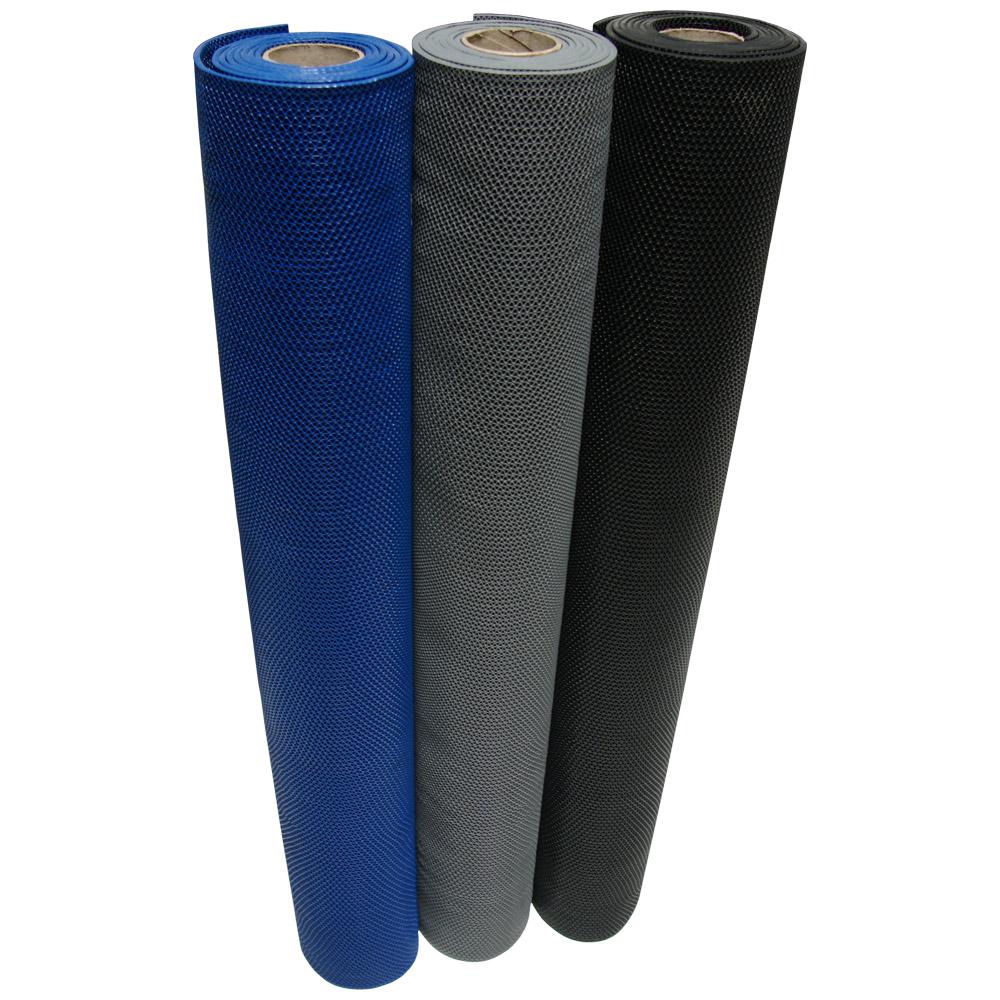 Rubber Cal S Grip Blue 4 Ft X 10 Ft Pvc Drainage Mat 03 W246 Bl