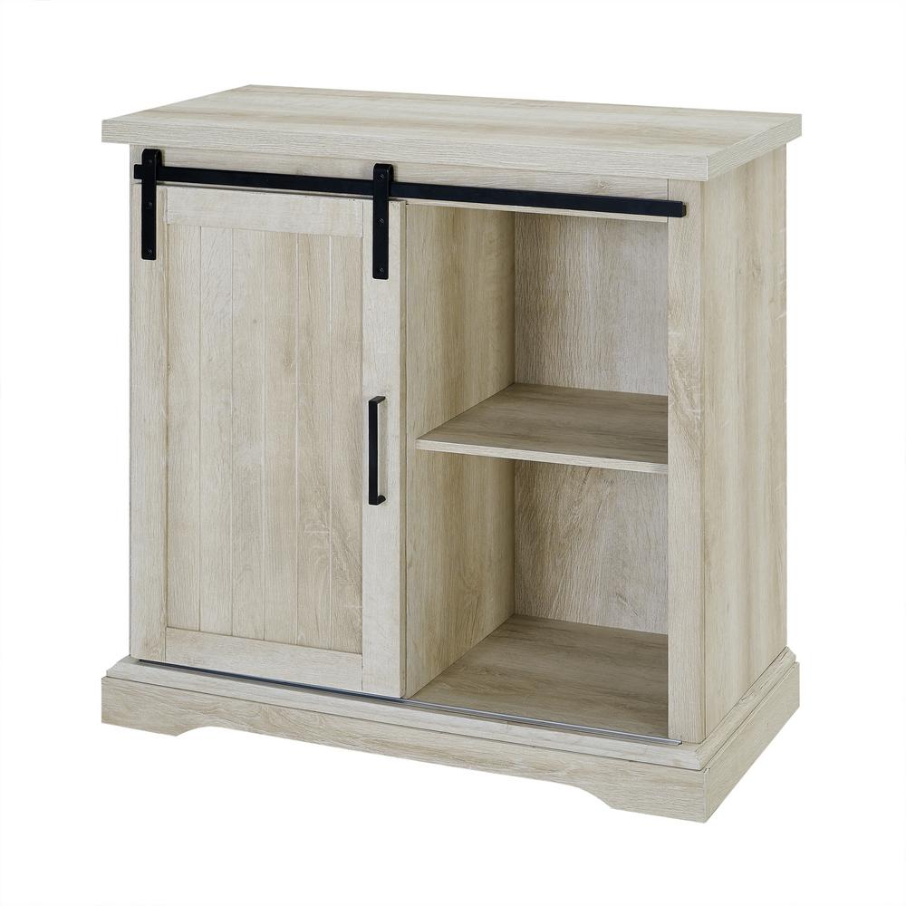 Walker Edison Furniture Company 32 In White Oak Modern Farmhouse Walker Edison Furniture Company 32 In White Oak Modern Farmhouse Accent Cabinet Hdf32algrdwo The Home Depot