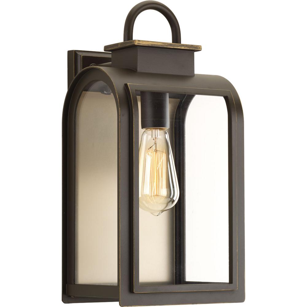 Progress Lighting Refuge Collection 1 Light Oil Rubbed Bronze 16 In Outdoor Wall Lantern Sconce Progress Lighting Refuge Collection 1 Light Oil Rubbed Bronze 16 In Outdoor Wall Lantern Sconce