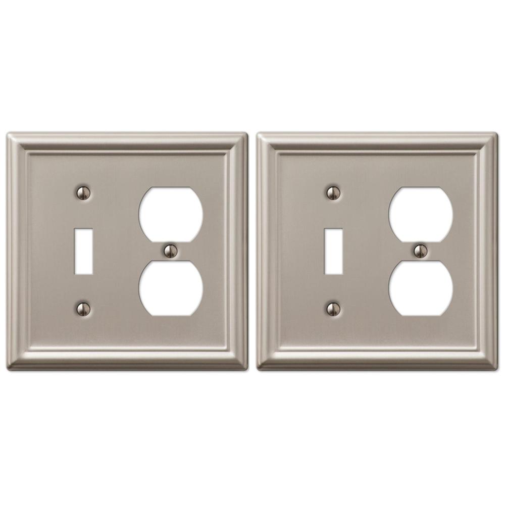 Leviton 1 Gang No Device Blank Wallplate Standard Size 302 Stainless Steel Box Mount Stainless Steel 84014 40 The Home Depot