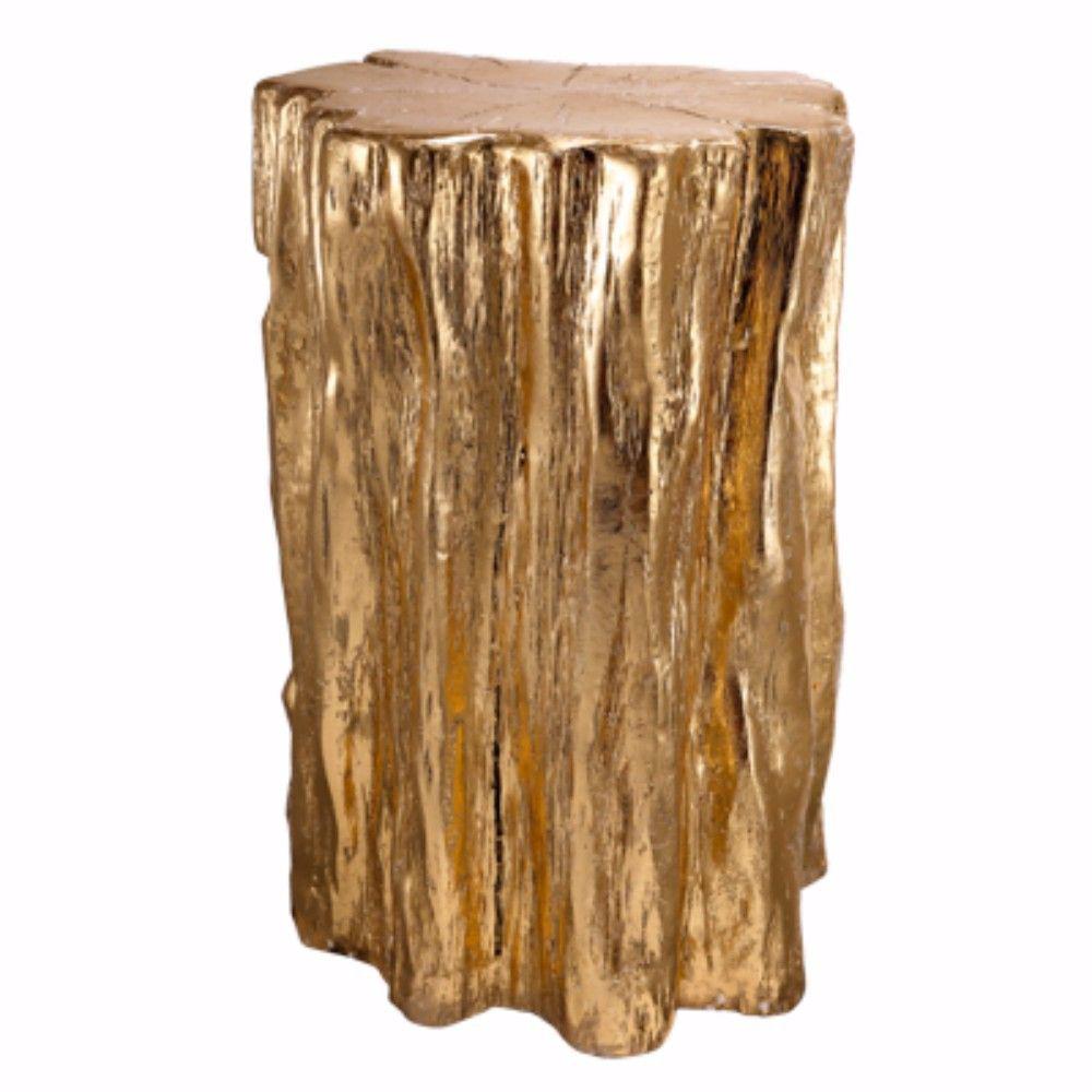 tree trunk stool