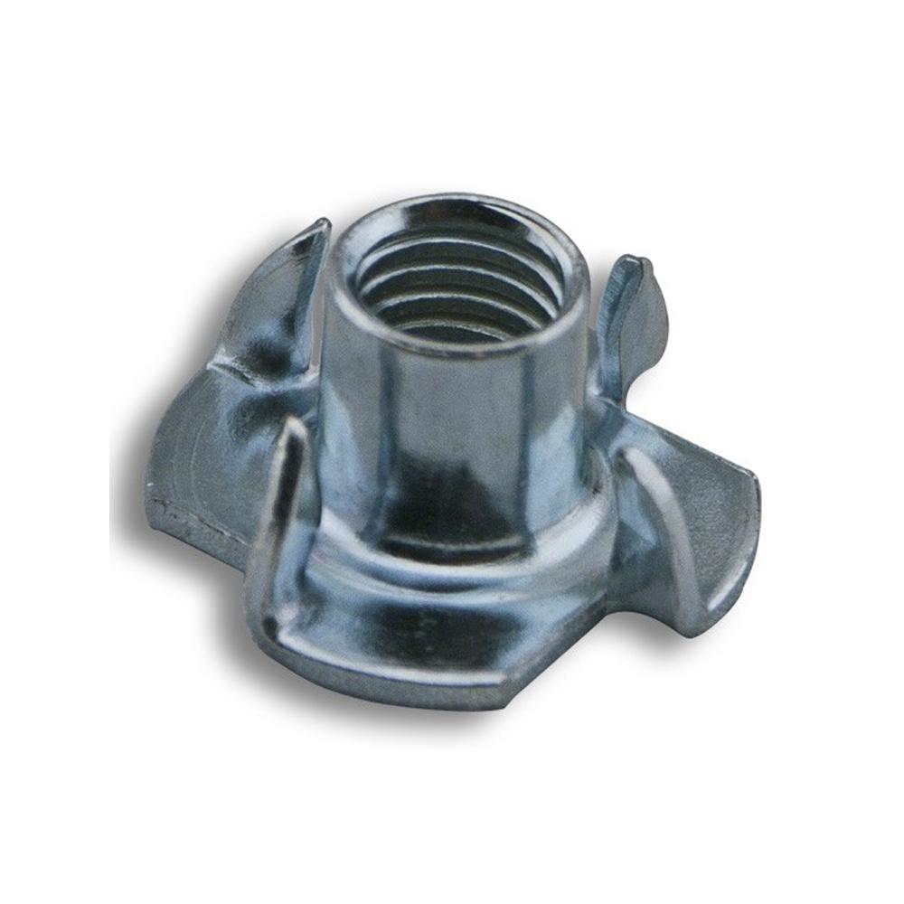 8 mm x 11 mm 4Prong ZincPlated Tee Nut (100Pack)36.4090.02x100