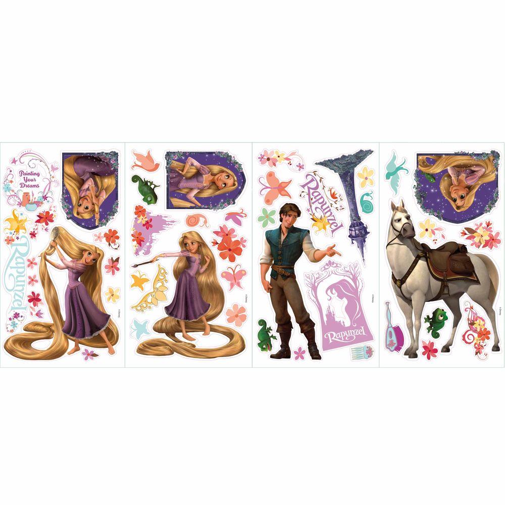 5 In X 11 Rapunzel L And Stick Wall Decals 46 Piece