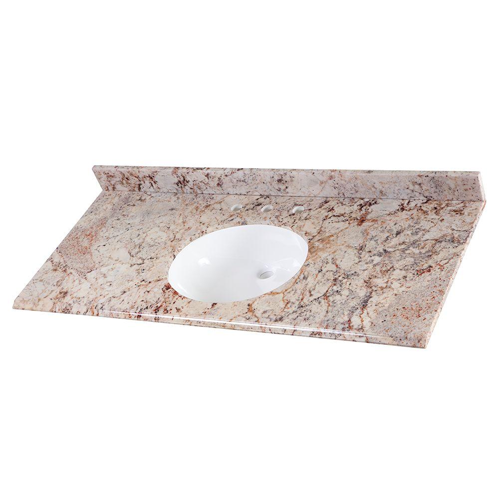 Home Decorators Collection 49 In Stone Effects Vanity Top In