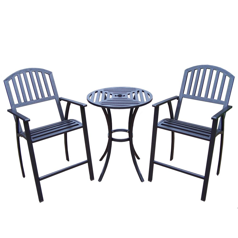 Patio Bar Sets Outdoor Bar Furniture The Home Depot