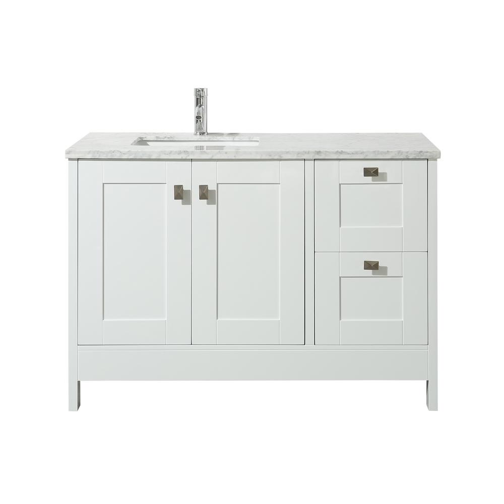 Sink on Left Side 48 Inch Vanities Bathroom Vanities Bath The