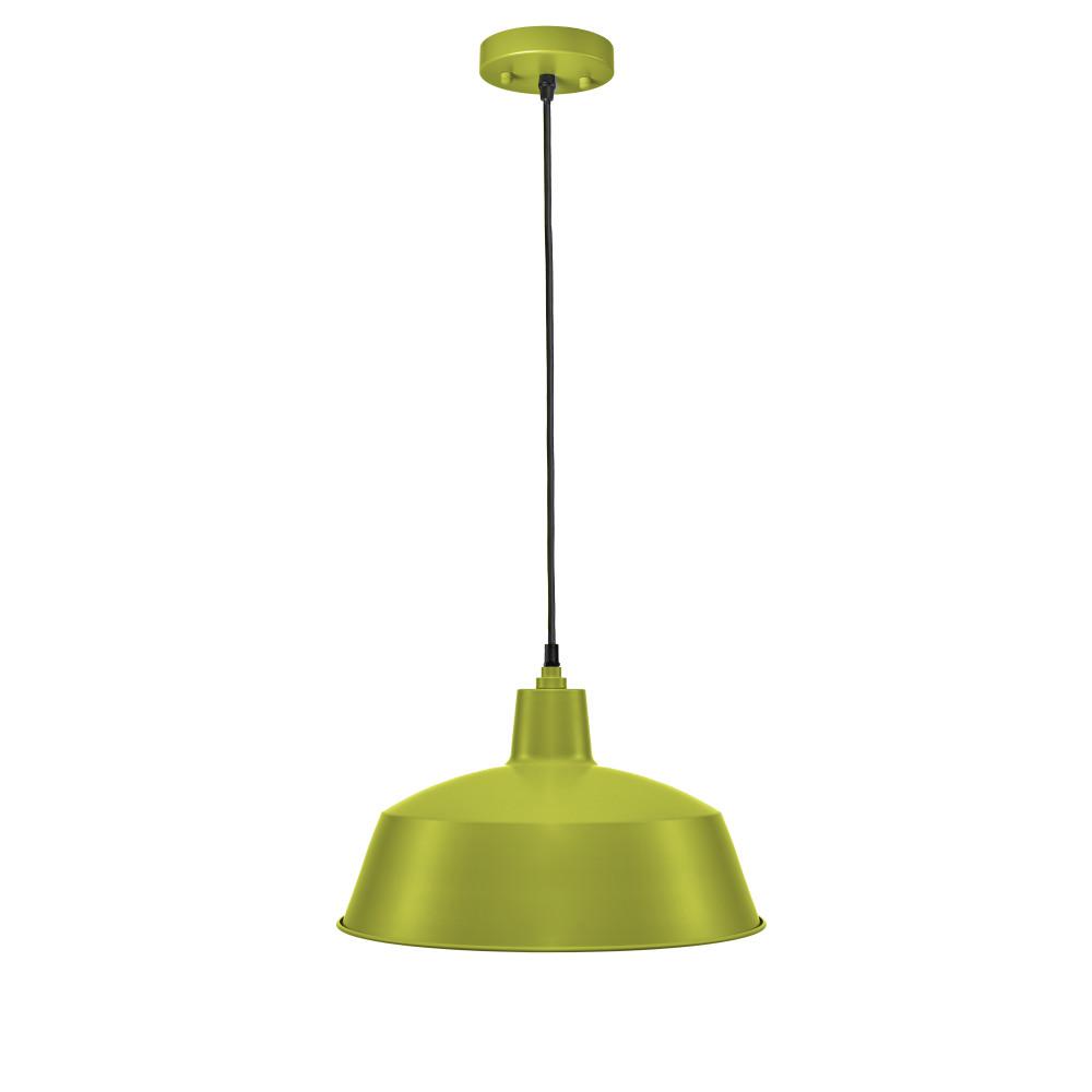 Ledpax Technology Kenai 1Light Lime Green PendantLPPLG1 The Home Depot