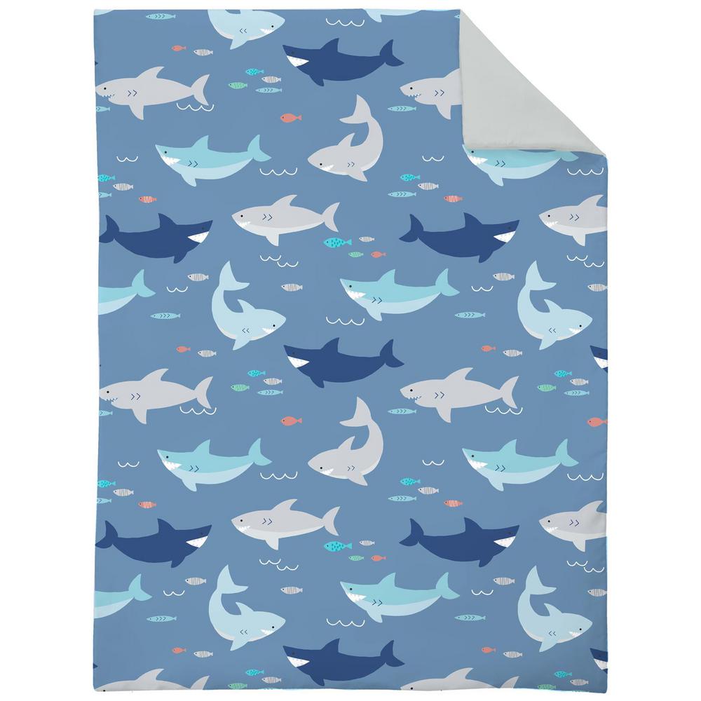 shark crib bedding