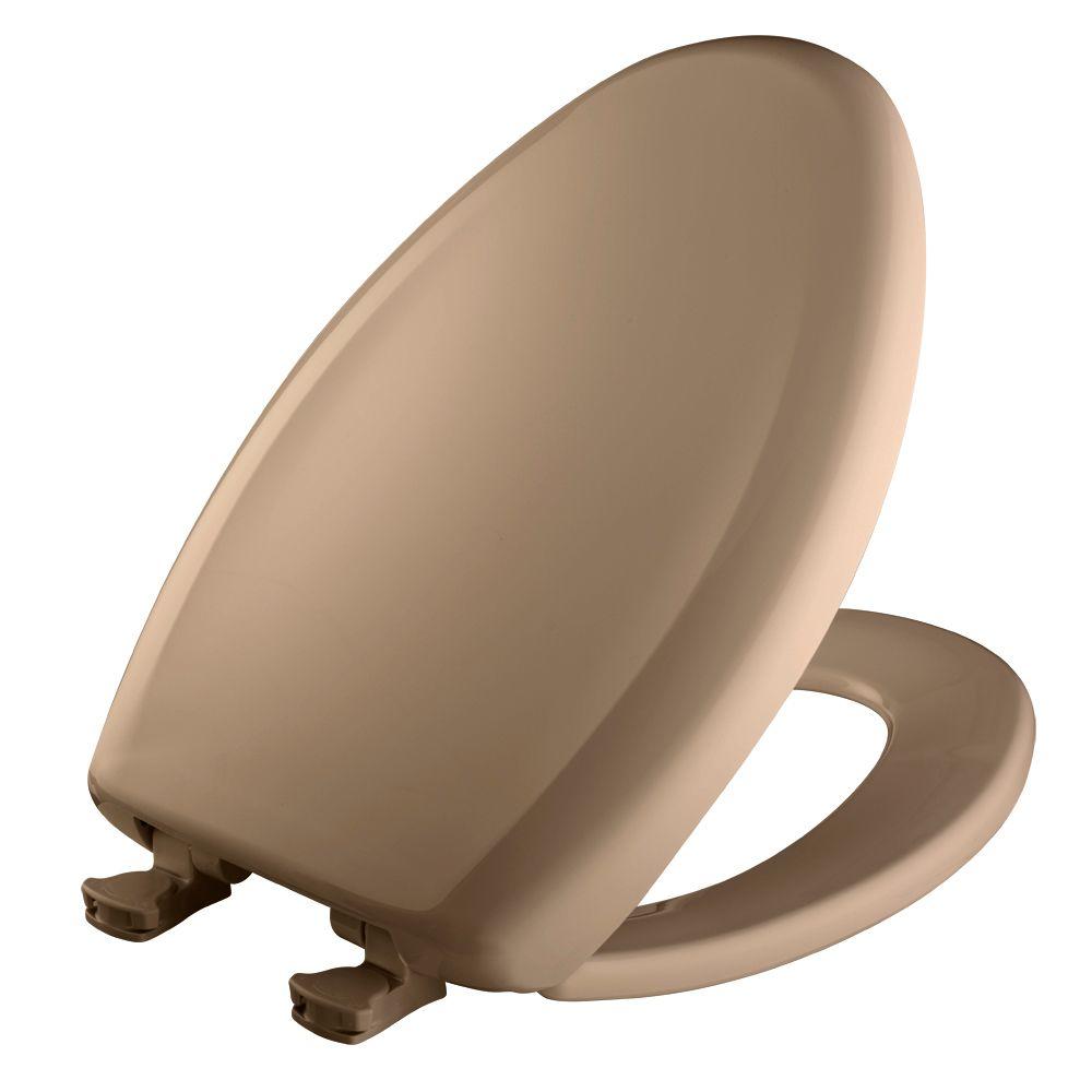BEMIS Slow Close STATITE Elongated Closed Front Toilet Seat in Mexican