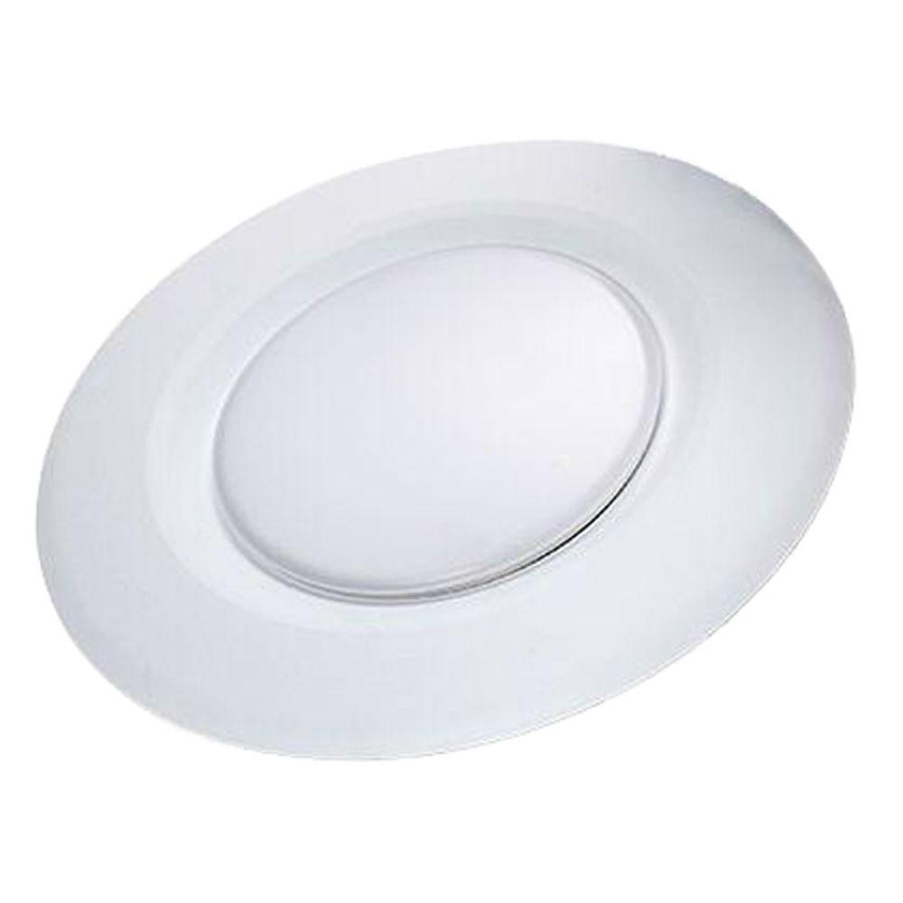 Commercial Electric 4 in. Soft White Recessed LED Can Disk Light (E