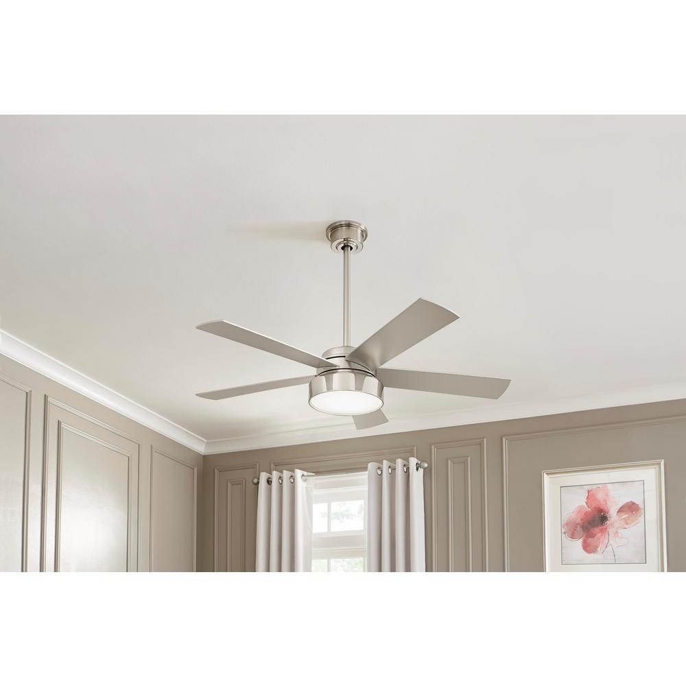 Home Decorators Collection Cherwell 52 In Led Brushed Nickel