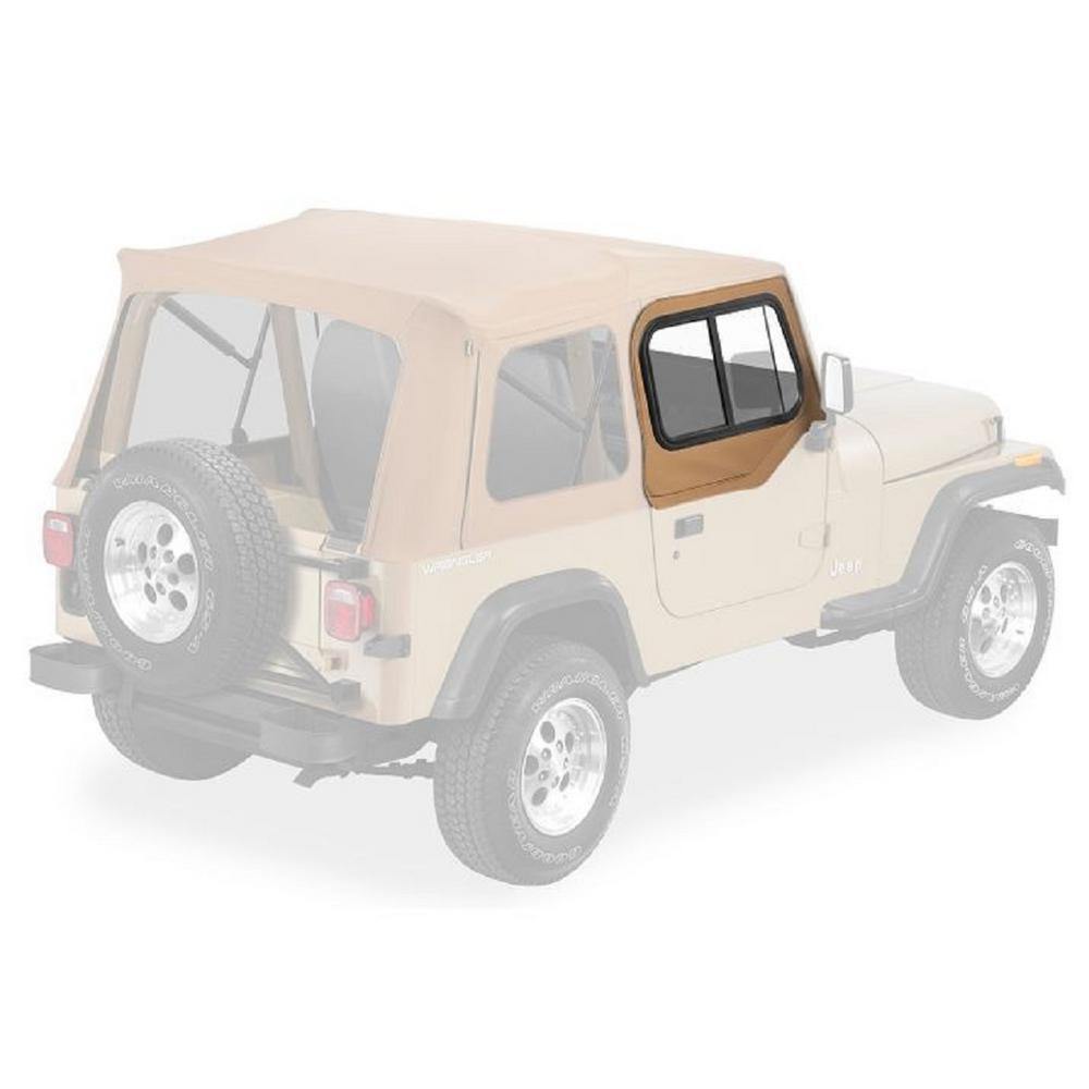 Bestop Upper Door Sliders 88 95 Wrangler Yj Single Sliding