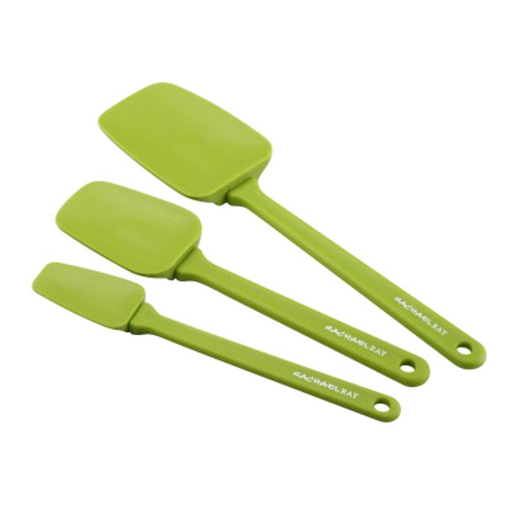 Rachael Ray Nylon Blue Spatula Set Of 3 51204 The Home Depot