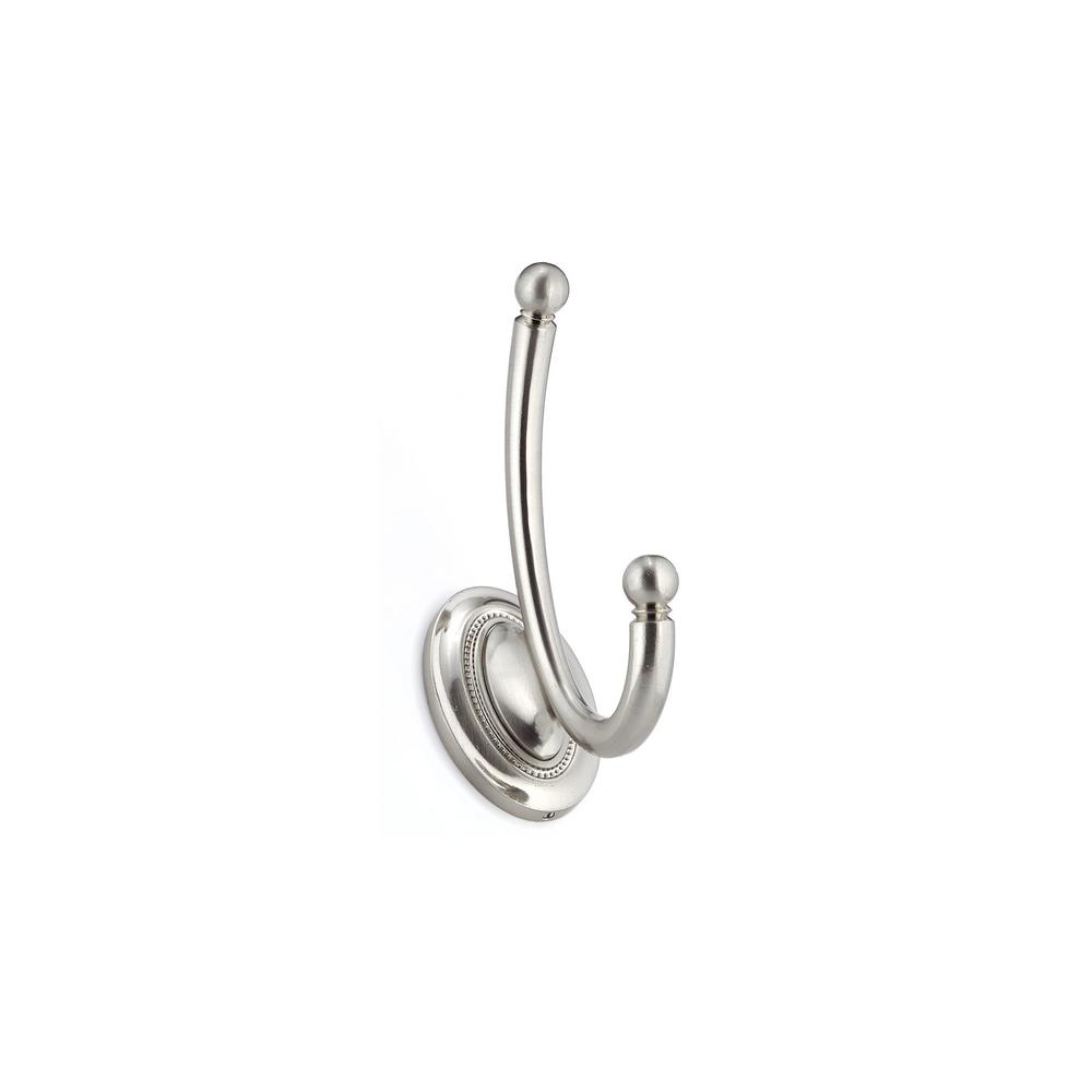 Richelieu Hardware 5-9/16 in. (141 mm) Brushed Nickel Decorative Hook ...