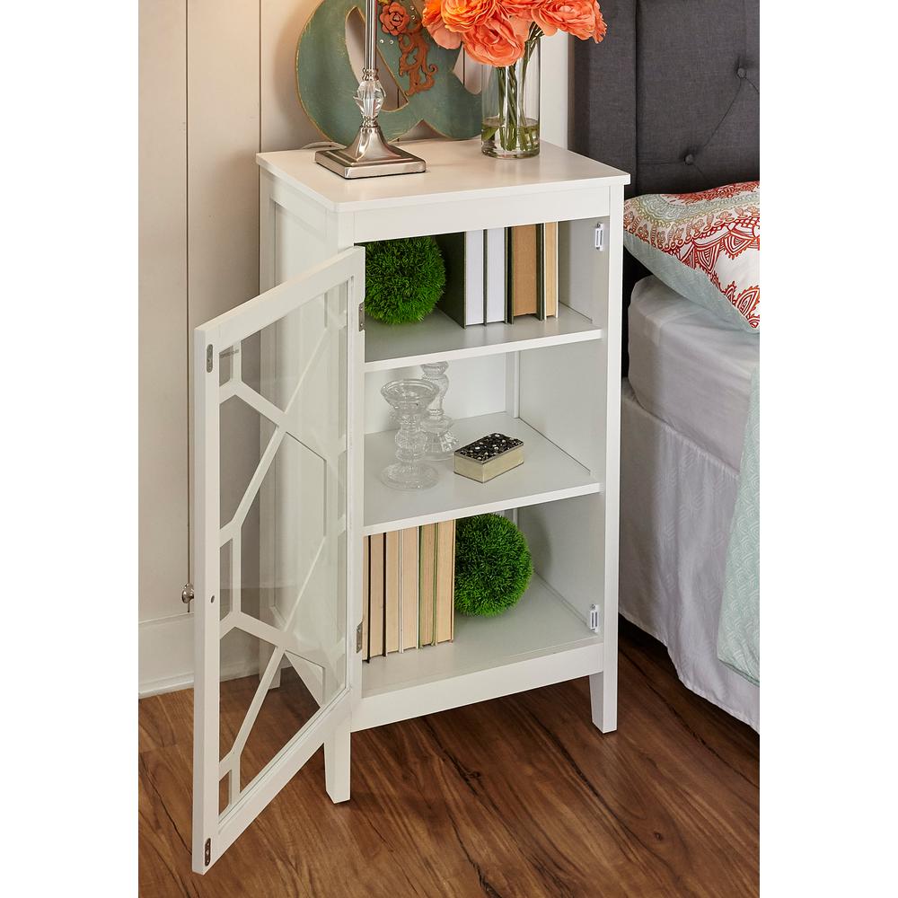 Linon Home Decor Betty White Small Cabinet THD00485 The Home Depot   White Linon Home Decor Office Storage Cabinets Thd00485 64 600 