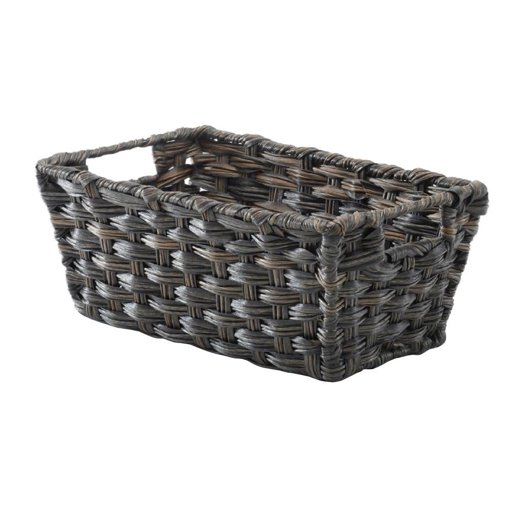 Whitmor Split Rattique Tote Basket 6.63" x 4.50"60842712