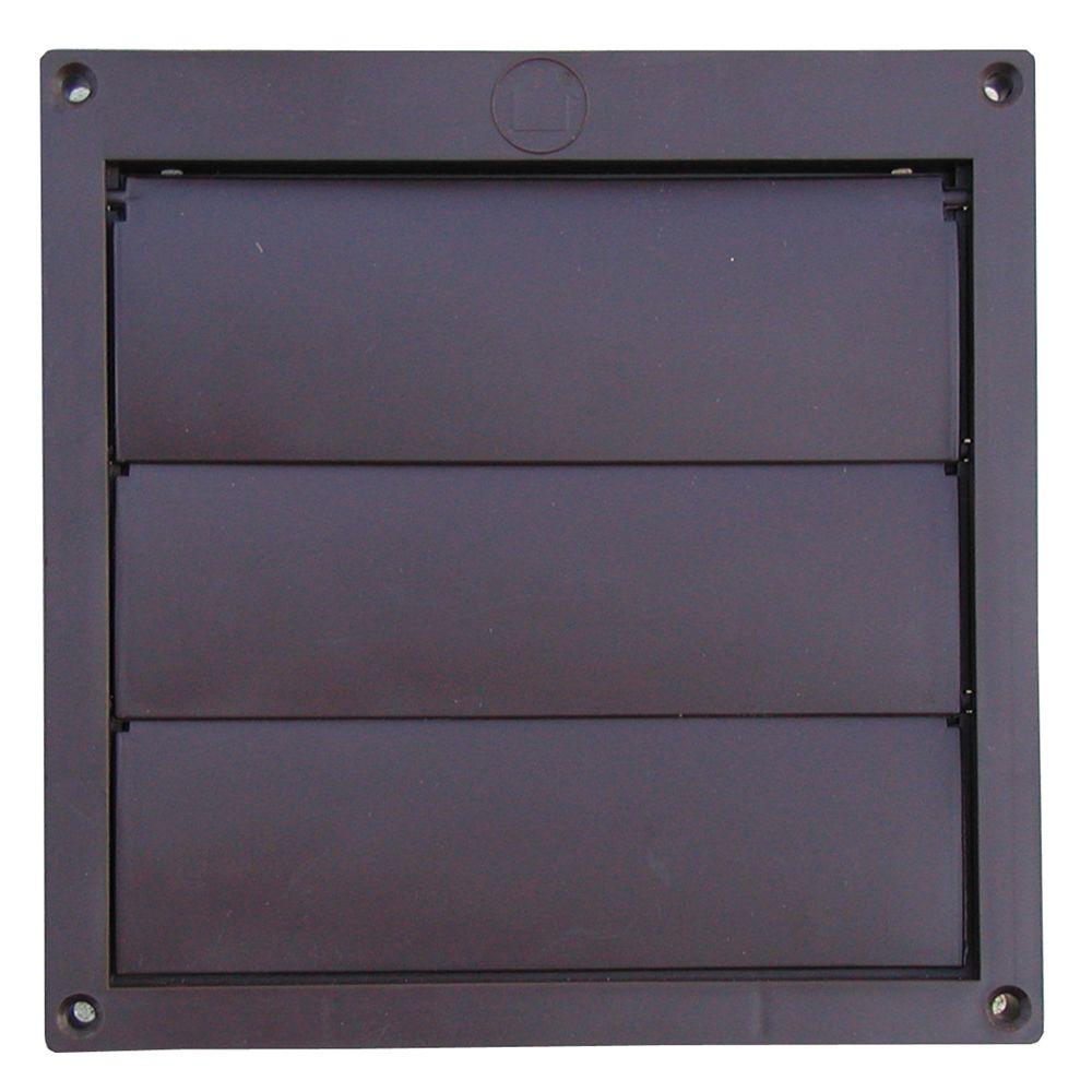 Wall Vents Liance The Home Depot 6 In Louvered Plastic Flush Exhaust Hood