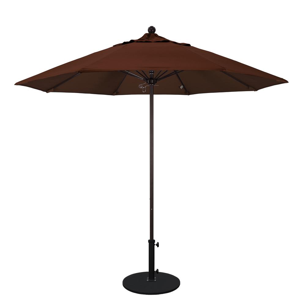 Sunbrella Brown Market Umbrellas Patio Umbrellas The Home Depot