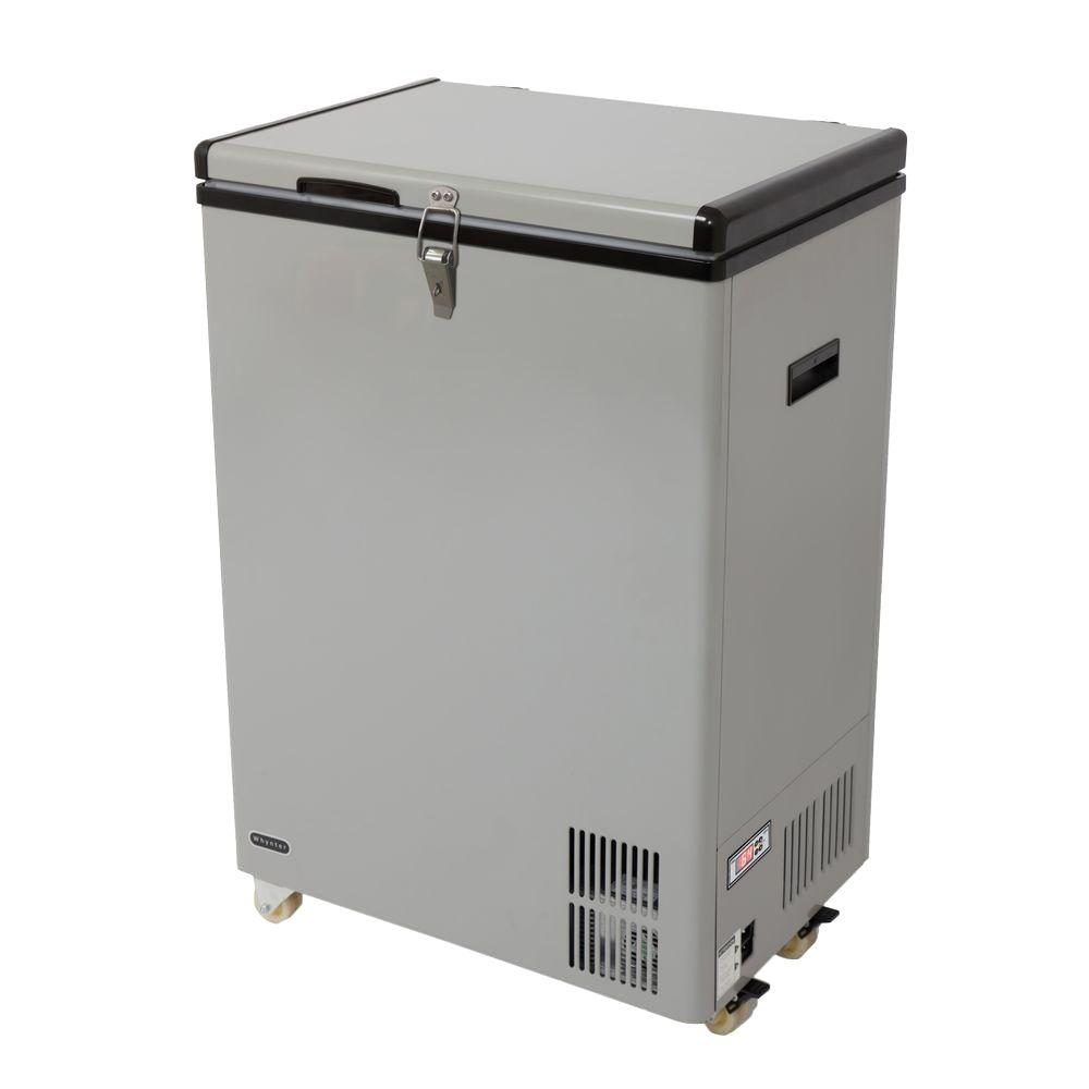 Whynter 3.18 cu. ft. Portable Refrigerator/Freezer in Gray-FM-951GW