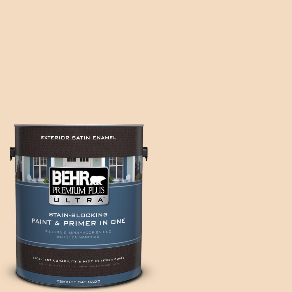 BEHR Premium Plus Ultra 1gal. S2701 Frosted Toffee Satin Enamel