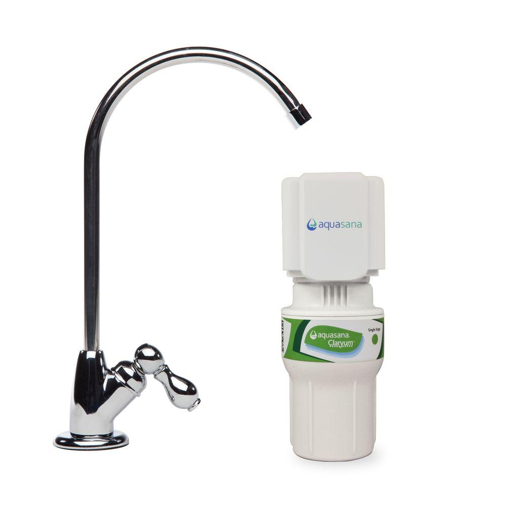 Aquasana 1Stage Under Counter Water Filtration System with Chrome