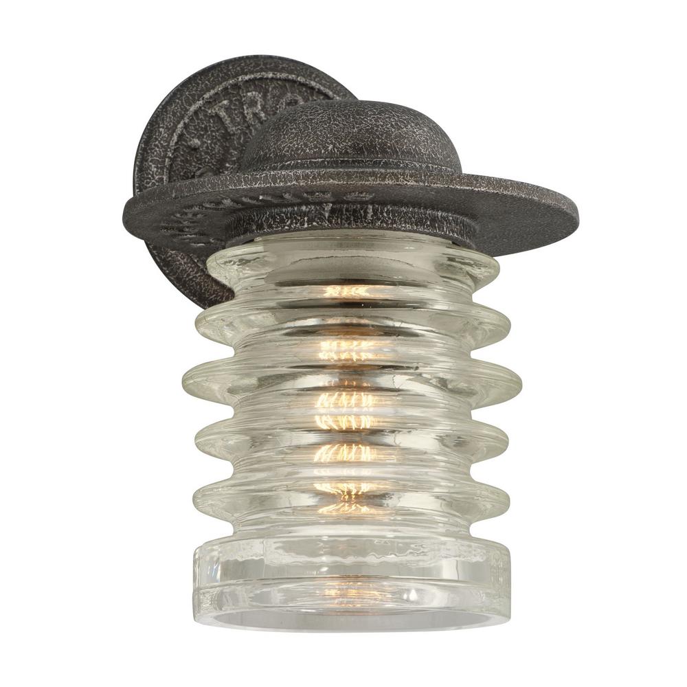 Troy Lighting Watson Charred Zinc Outdoor Wall Mount SconceB4361 The