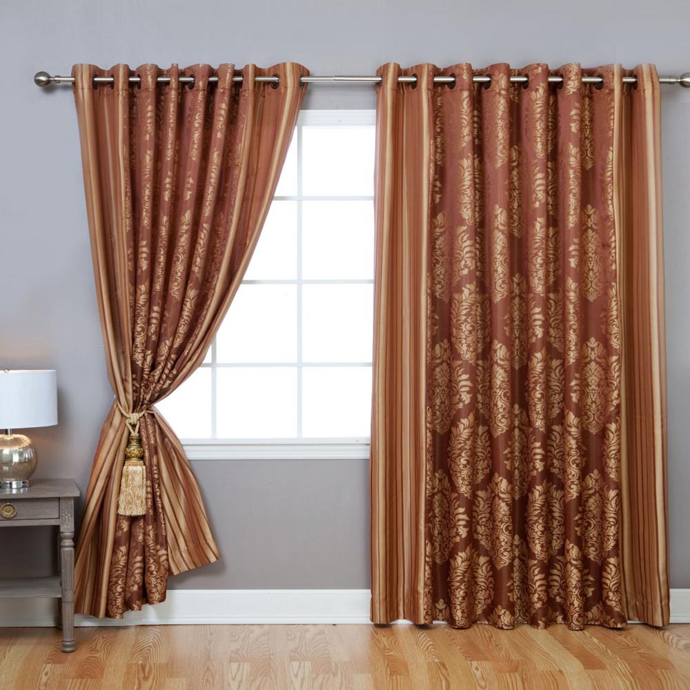 Home Garden Curtains Drapes Valances 2pc Set Luxury All