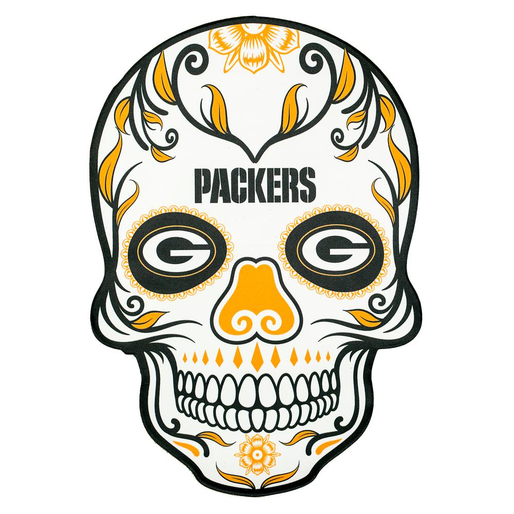 green bay packers sugar skull shirt