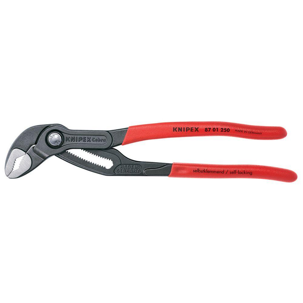 KNIPEX Cobra Series 10 in. Box Slip Joint Pliers with Pinch Guard87 01