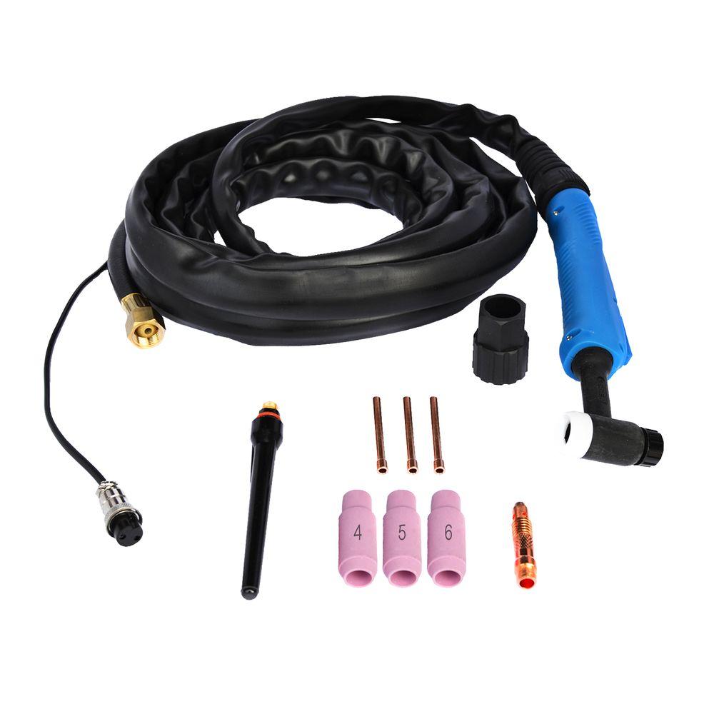 Lotos 13 ft. 2-Prong TIG Welding Torch with TIG Accessories Kit-TT132 ...