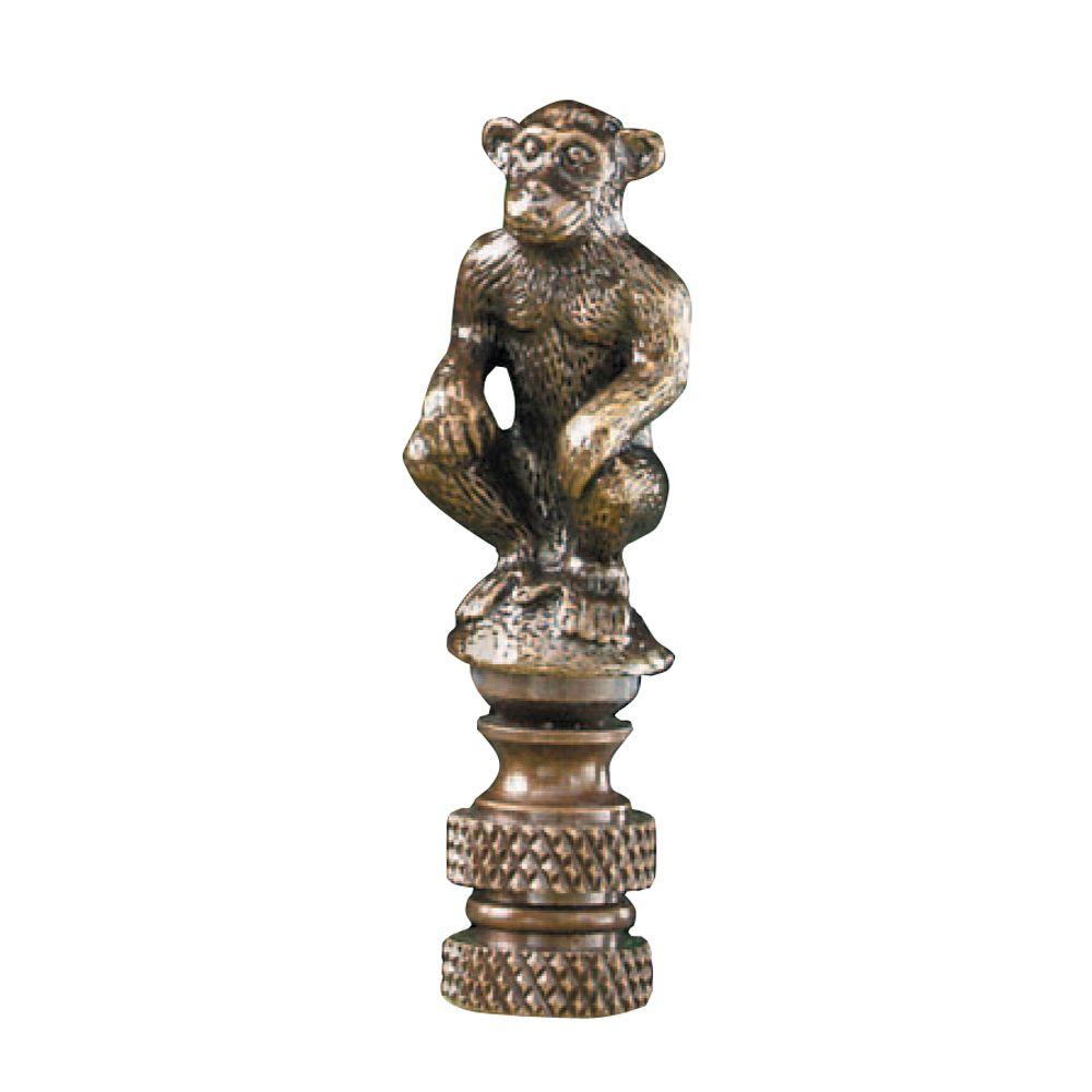 Mario Industries Monkey Lamp Finial B249a The Home Depot Mario Industries Monkey Lamp Finial